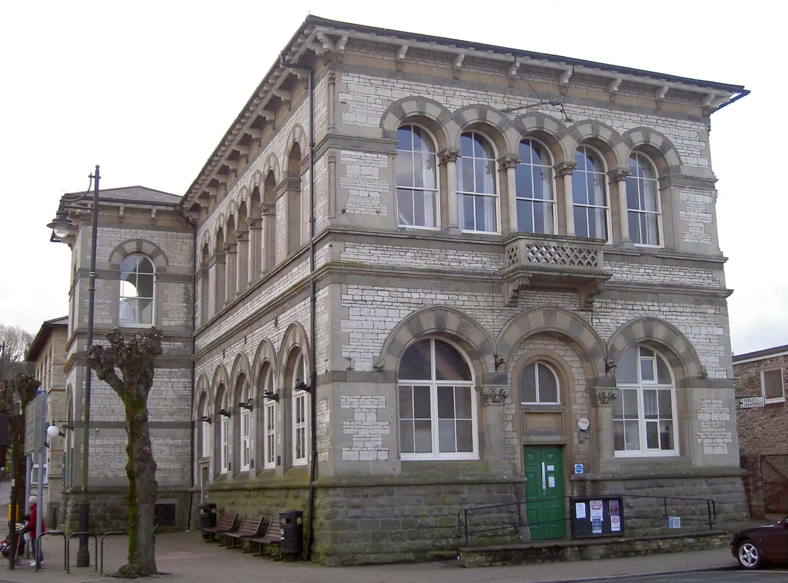 Midsomer Norton town centre in the Somerset coalfield