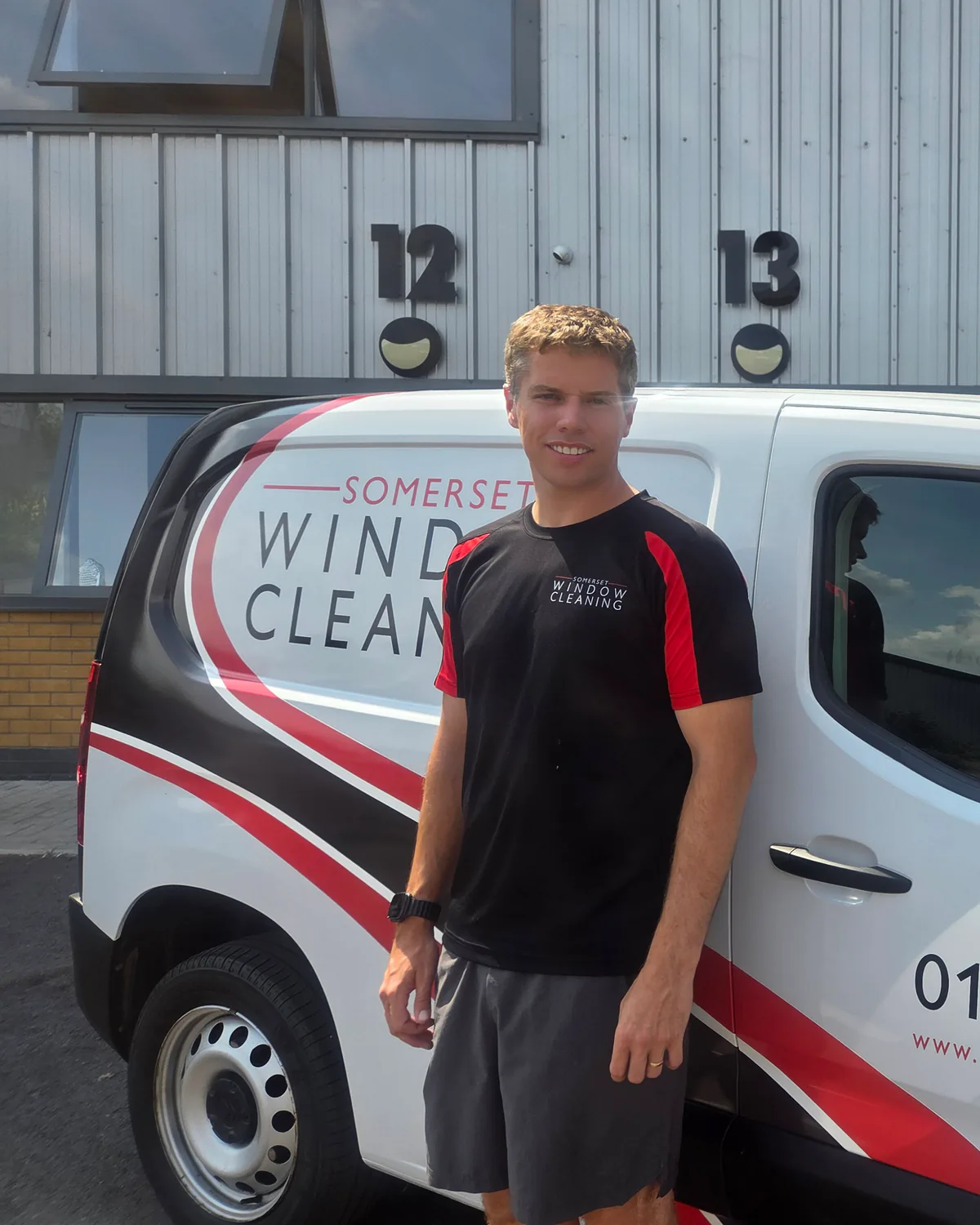 Dan Lee, owner and founder of Somerset Window Cleaning