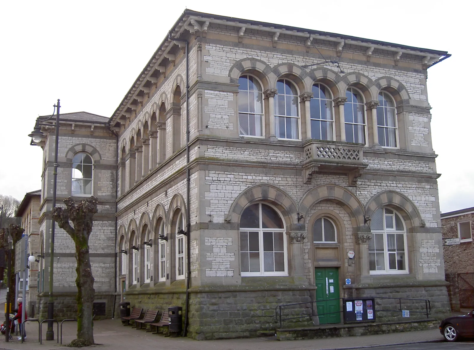 Midsomer Norton town centre in the Somerset coalfield